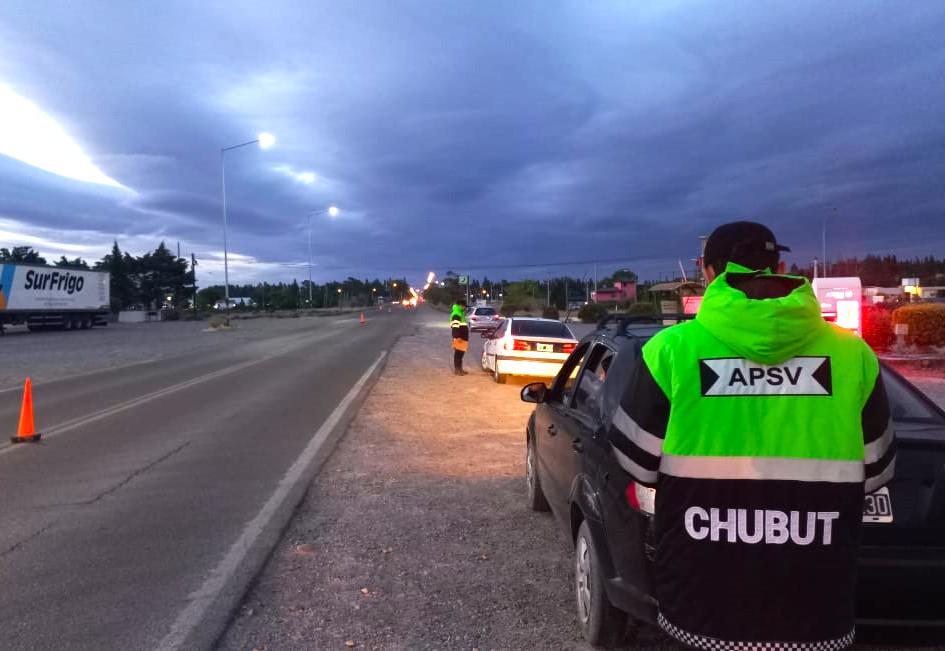 Seguridad vial en Chubut la APSV retiró a 40 conductores de la vía