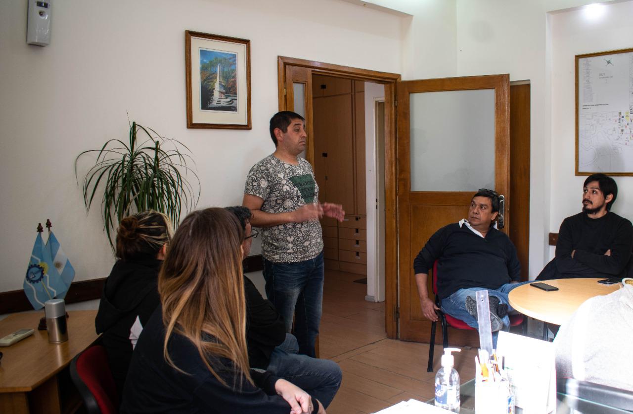 Reunión de las distintas áreas municipales para planificar acciones preventivas ante el pronóstico de fuertes lluvias (1)