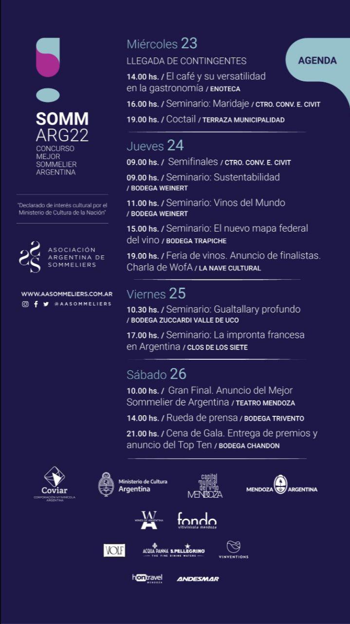 Agenda sommeliers