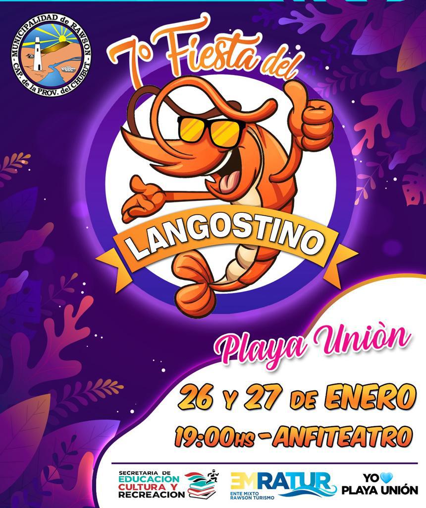 Flyer Séptima Fiesta del Langostino