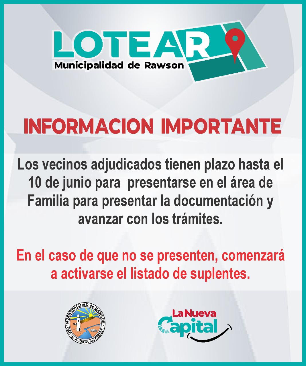 Flyer Aviso Programa Lotear