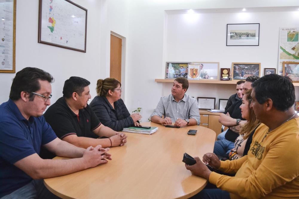 Biss con gremios de la CGT