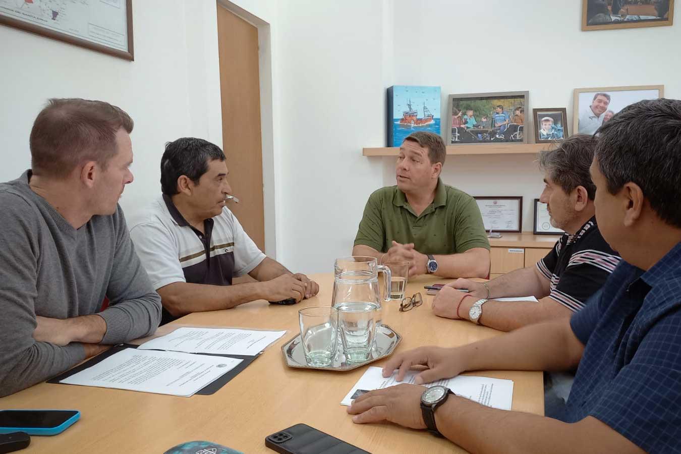 El intendente Biss se reunió con el presidente del Instituto Provincial del agua
