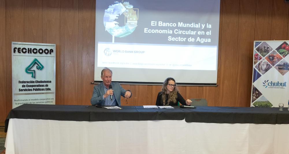 Especialistas del Banco Mundial destacaron la posibilidad de utilizar el agua de reúso con fines productivos en el VIRCh (1)