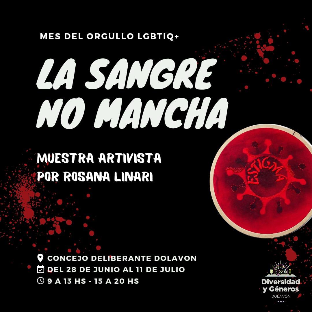 Flyer La sangre no se mancha