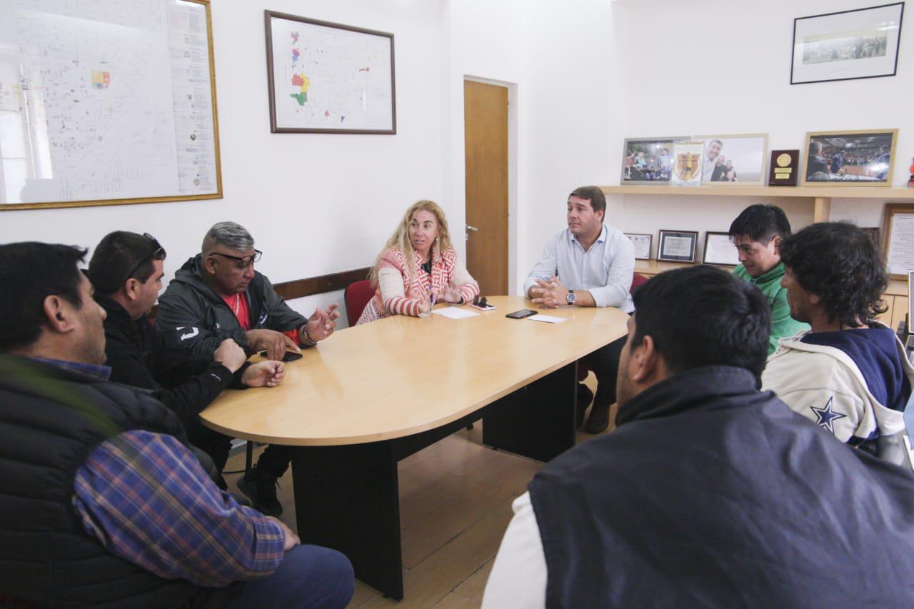 Biss junto a representantes del SUPA