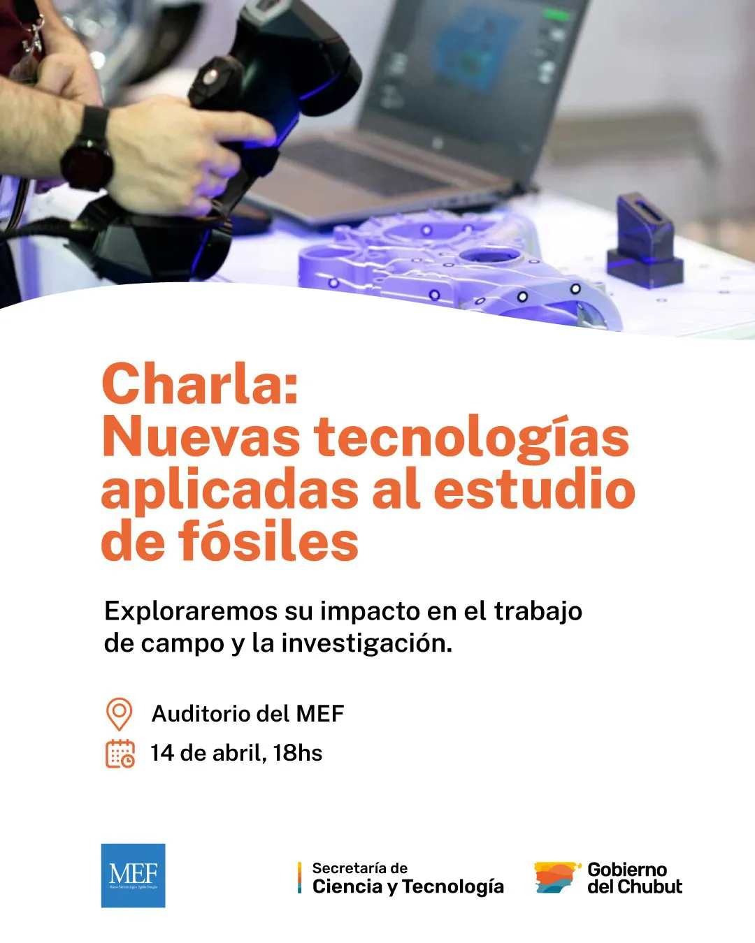 Charla Nuevas tecnologías aplicadas al estudio de los fósiles