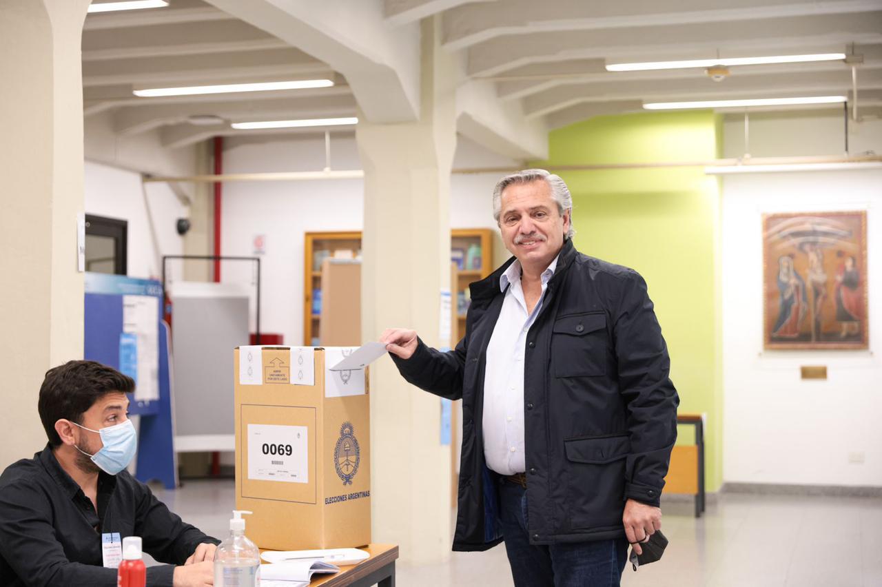 Presidente vota