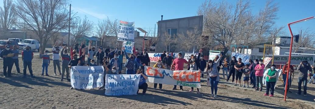Manifestación en Gan Gan