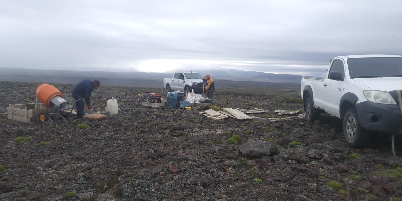 Obra repetidora en Gan Gan