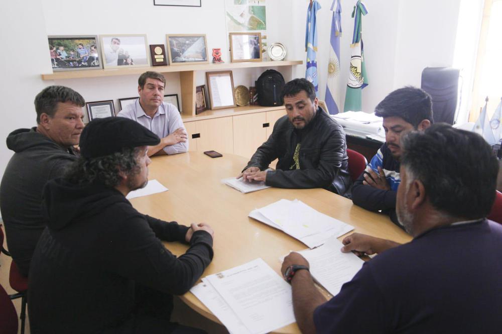 Biss junto a Alfredo Pil, Jorge Cayul, Gabriel Martínez y Pablo Vargas