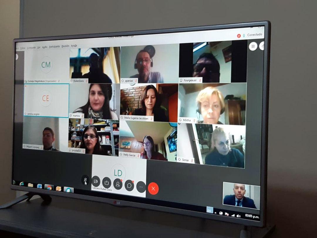sesion videoconferencia consejo magistratura