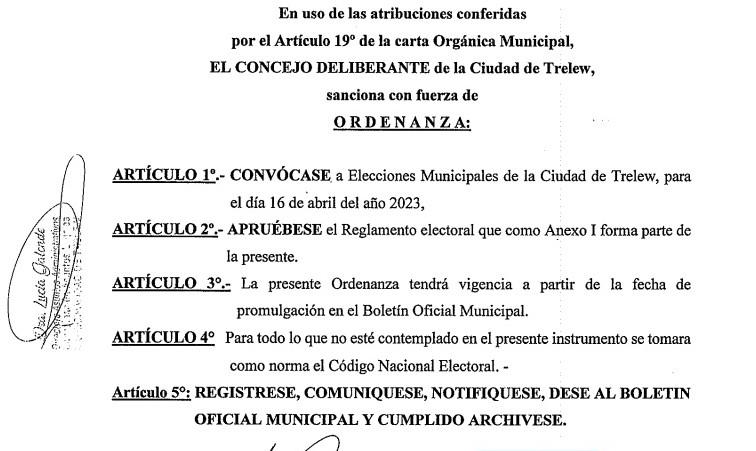 Convocatoria elecciones