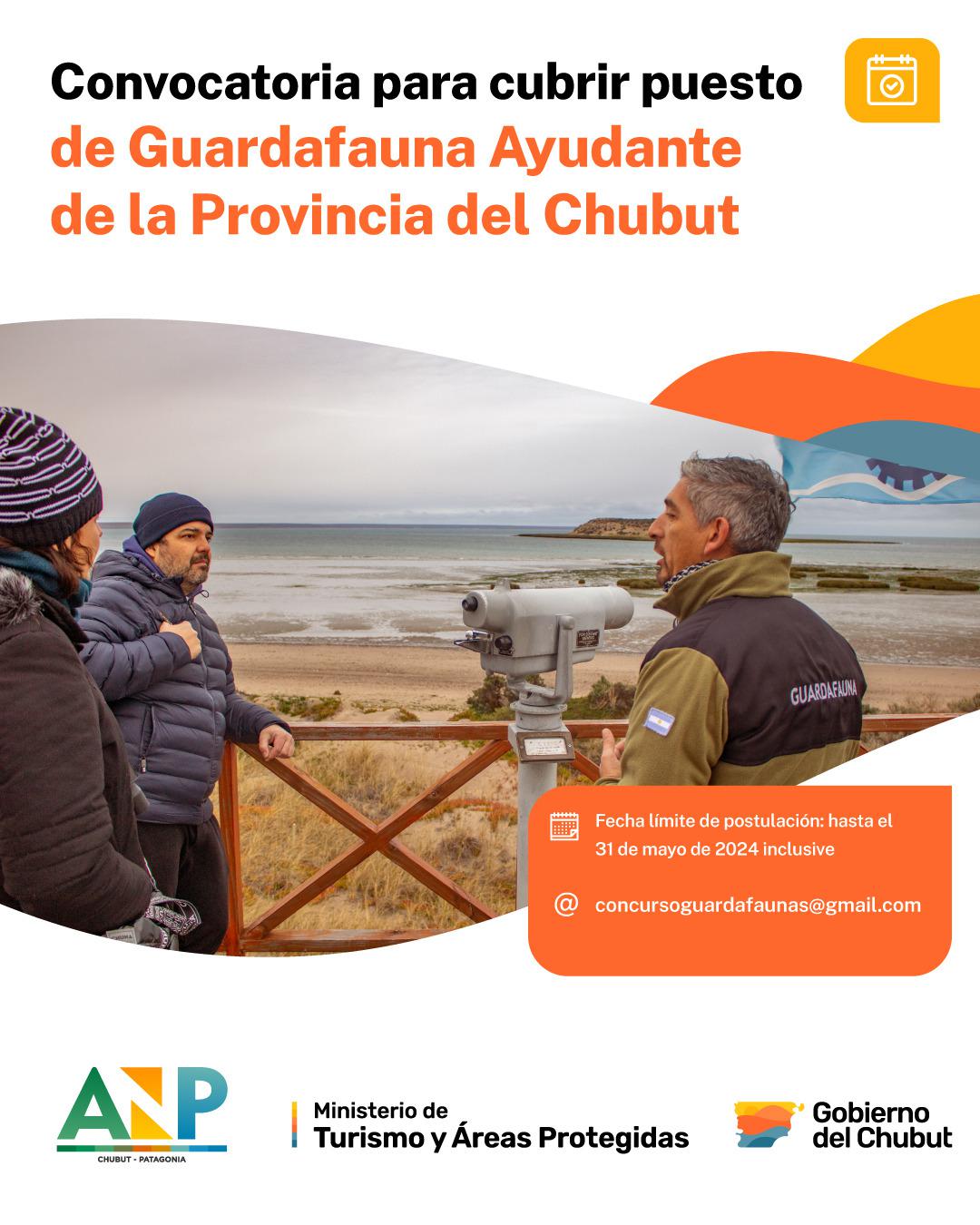 26-4 convocatoria para cubrir puesto de guardafauna ayudante