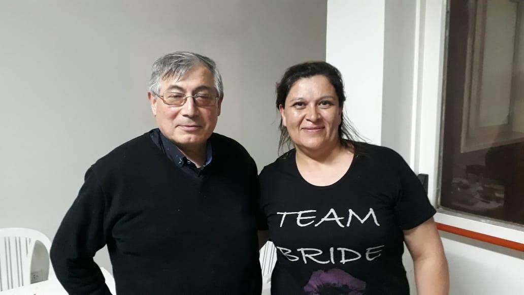 Paco Barrientos y Patricia Tapia