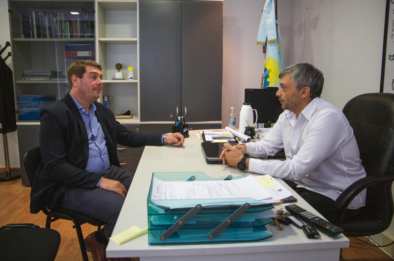 Biss con el Ministro Jure
