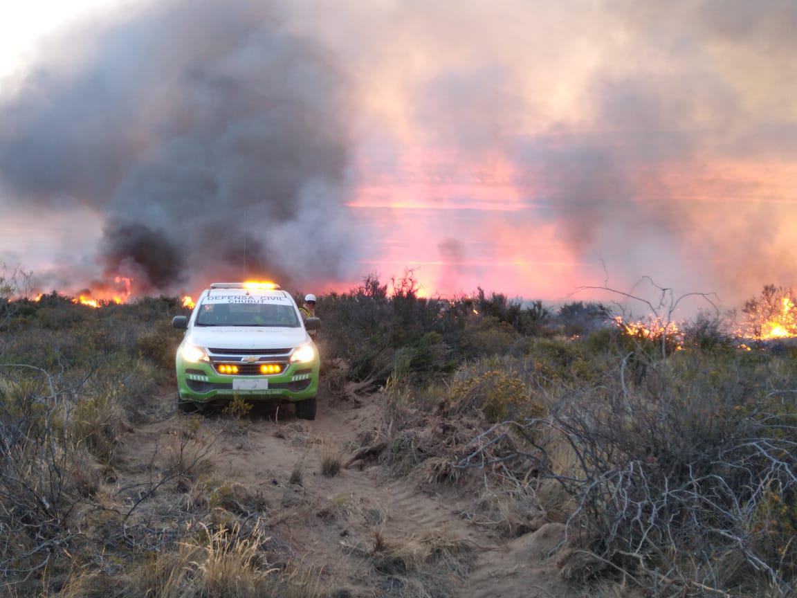 Incendio Puerto Lobos