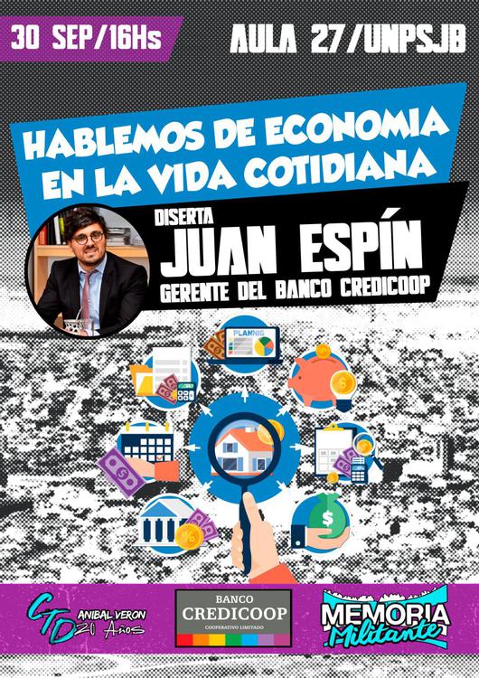 Flyer Hablemos de Economía