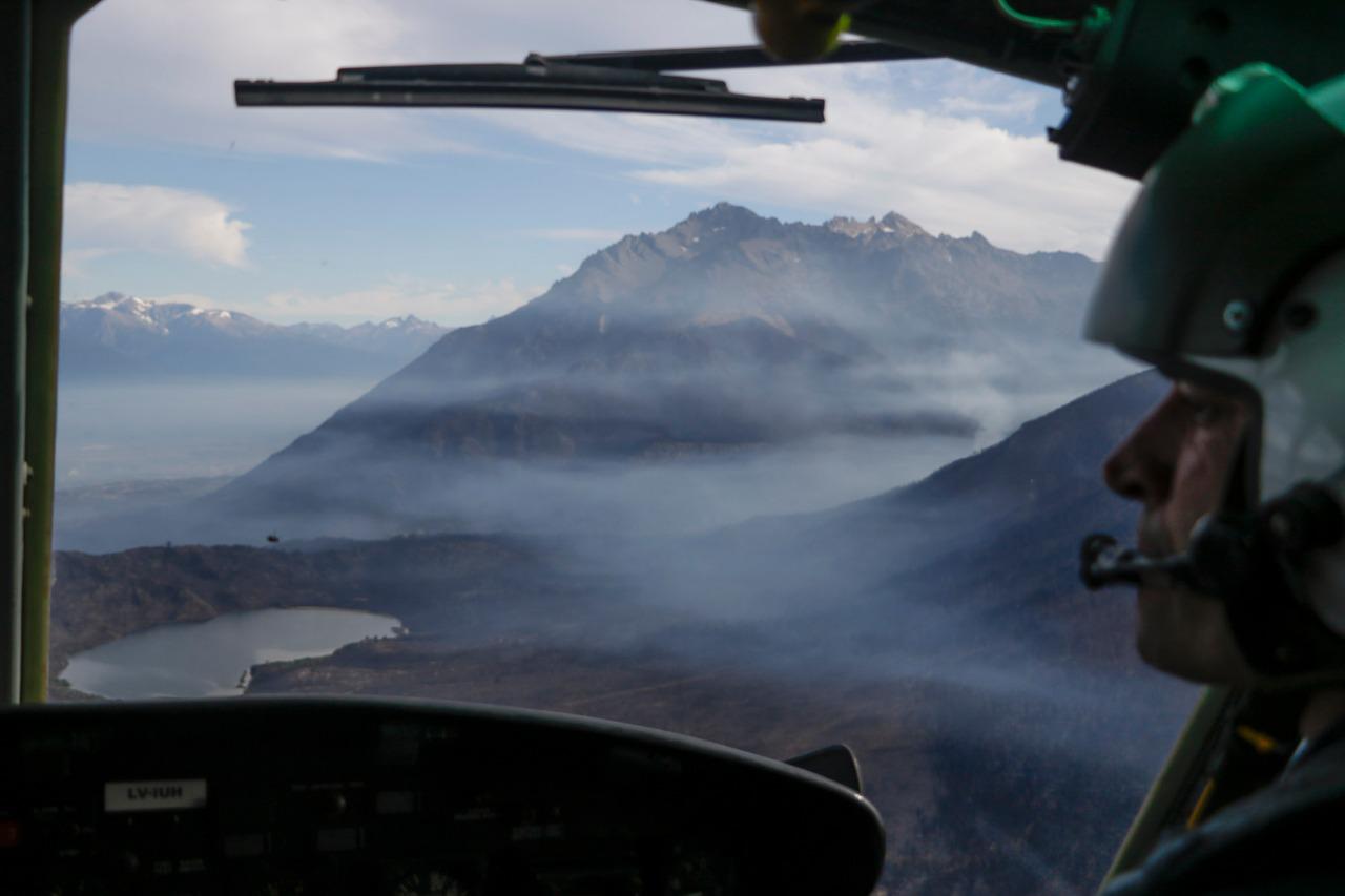 Incendio cordillera