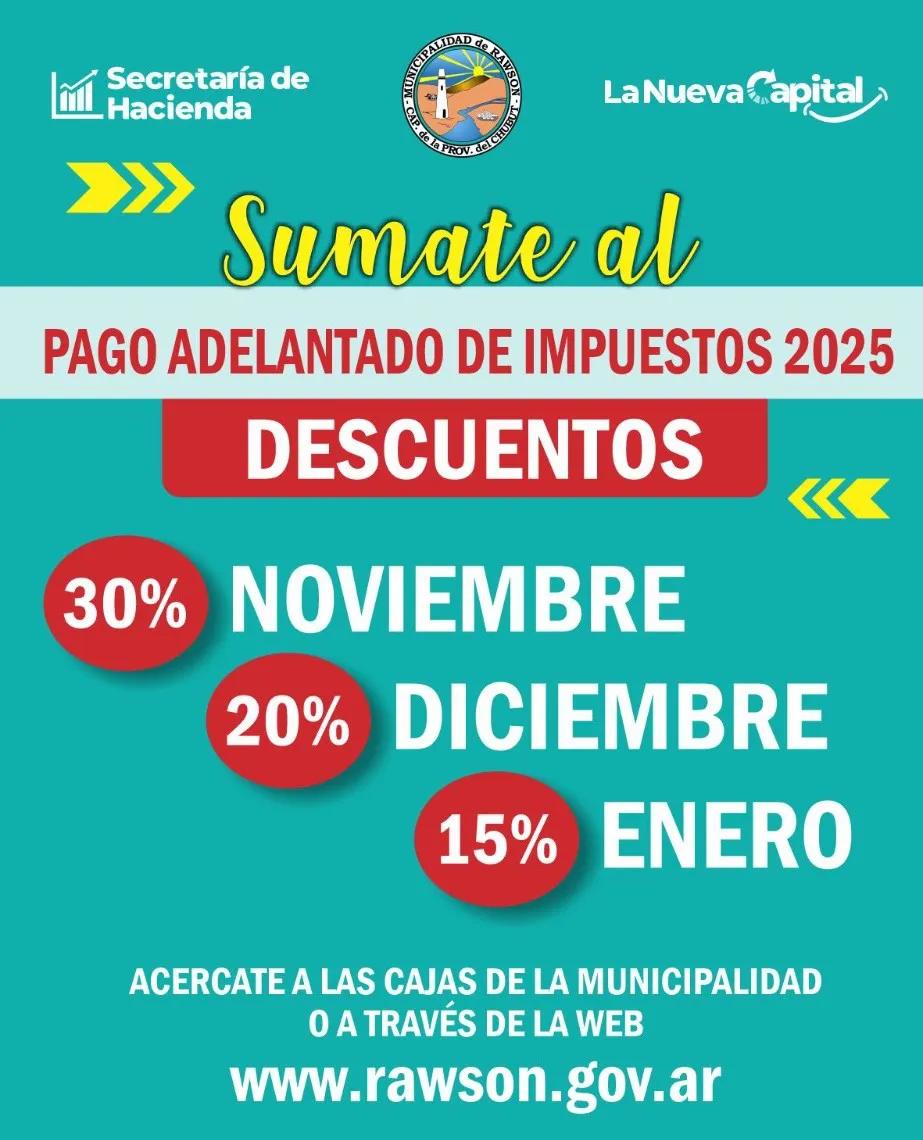 Flyer Pago Anual Adelantado de Impuestos 2025