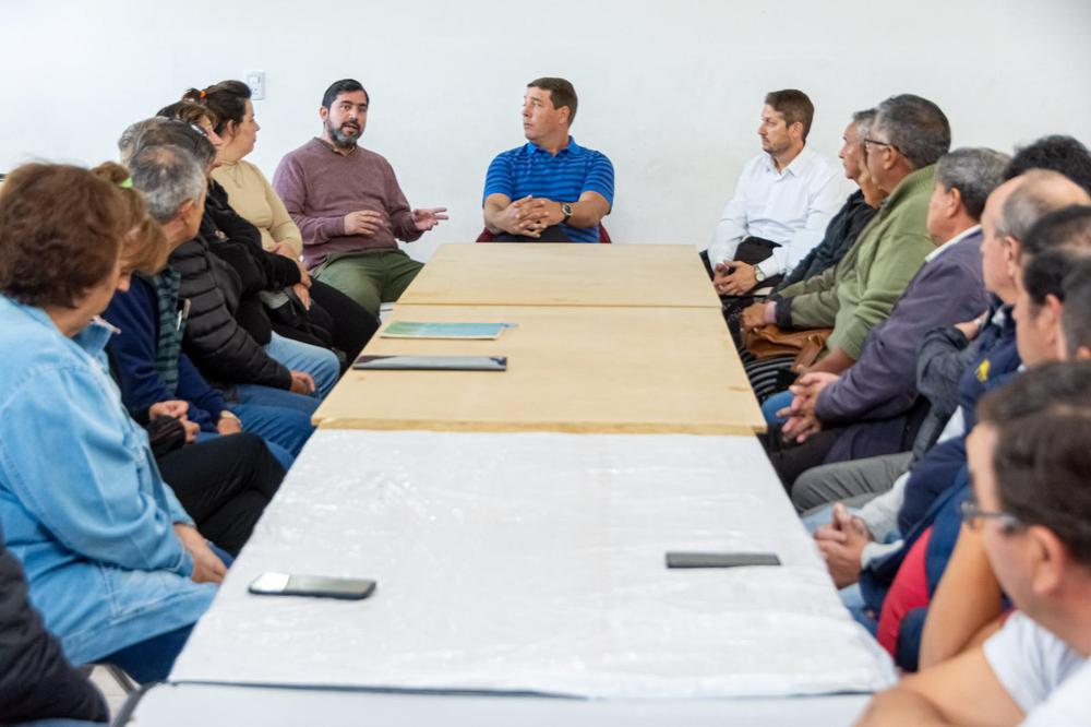 Biss mantuvo una reunión con los presidentes barriales de Rawson (2)