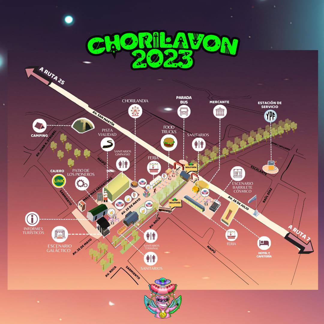 Chori mapa