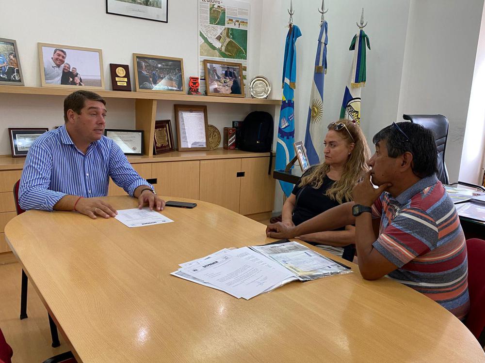Biss junto a Norman Ulises Evans y Norma Boeri