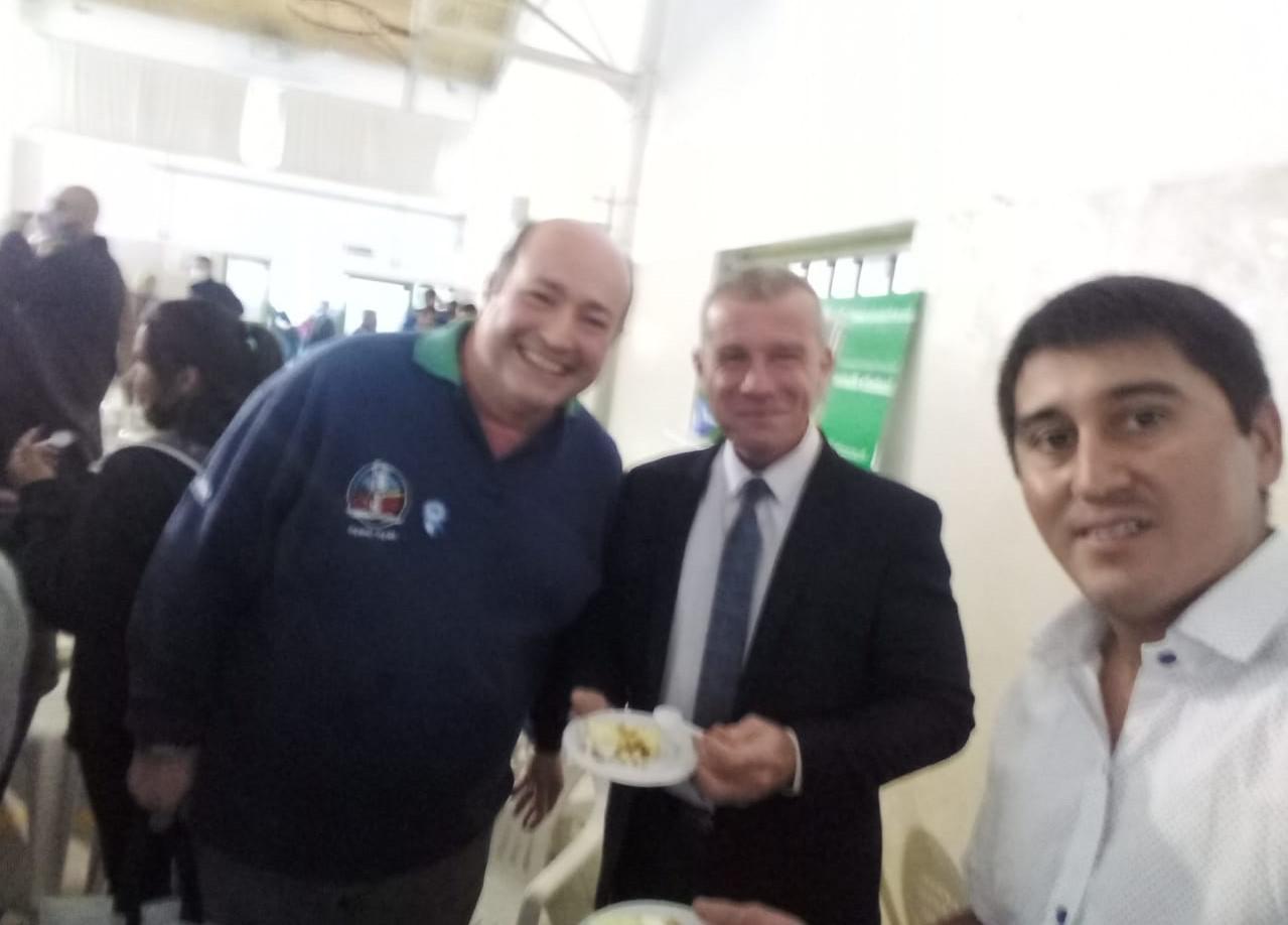 Darío James con Marcelo Álvarez y Federico Cervera