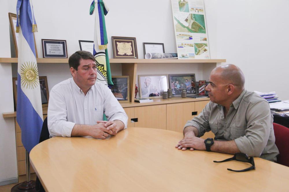 Damián Biss junto a José Mazzei