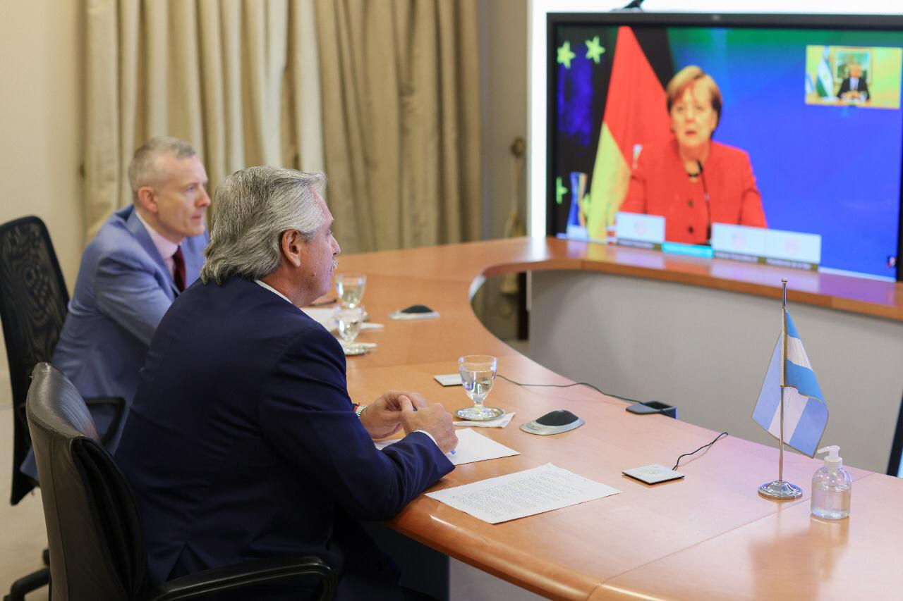 Fernández y Merkel