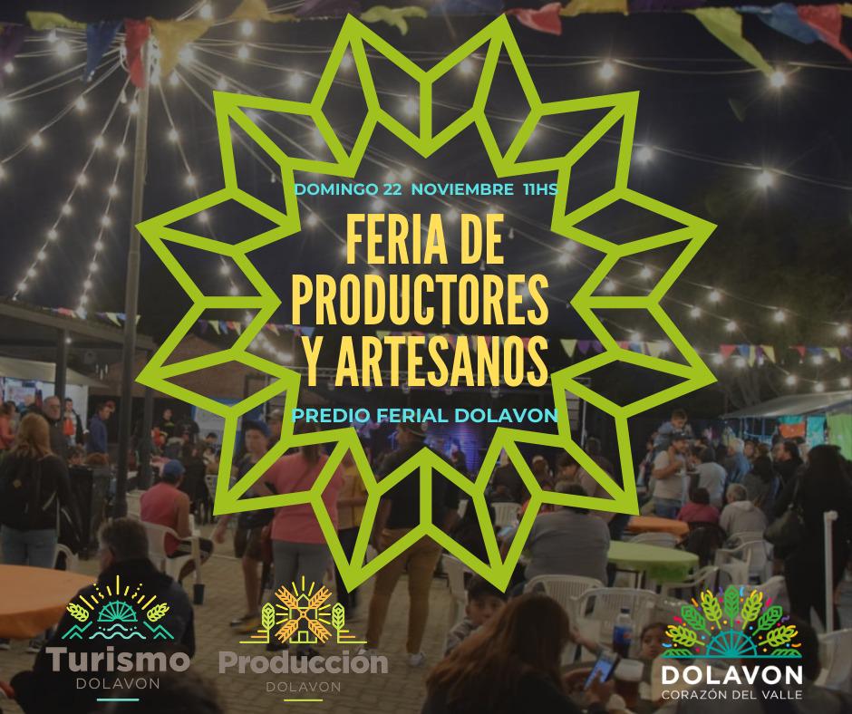 Flyer feria de productores y artesanos