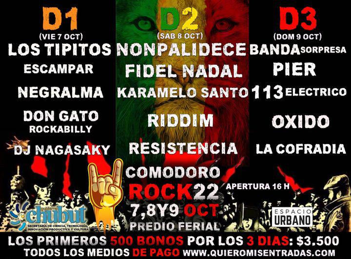 flyer comodoro rock 2022