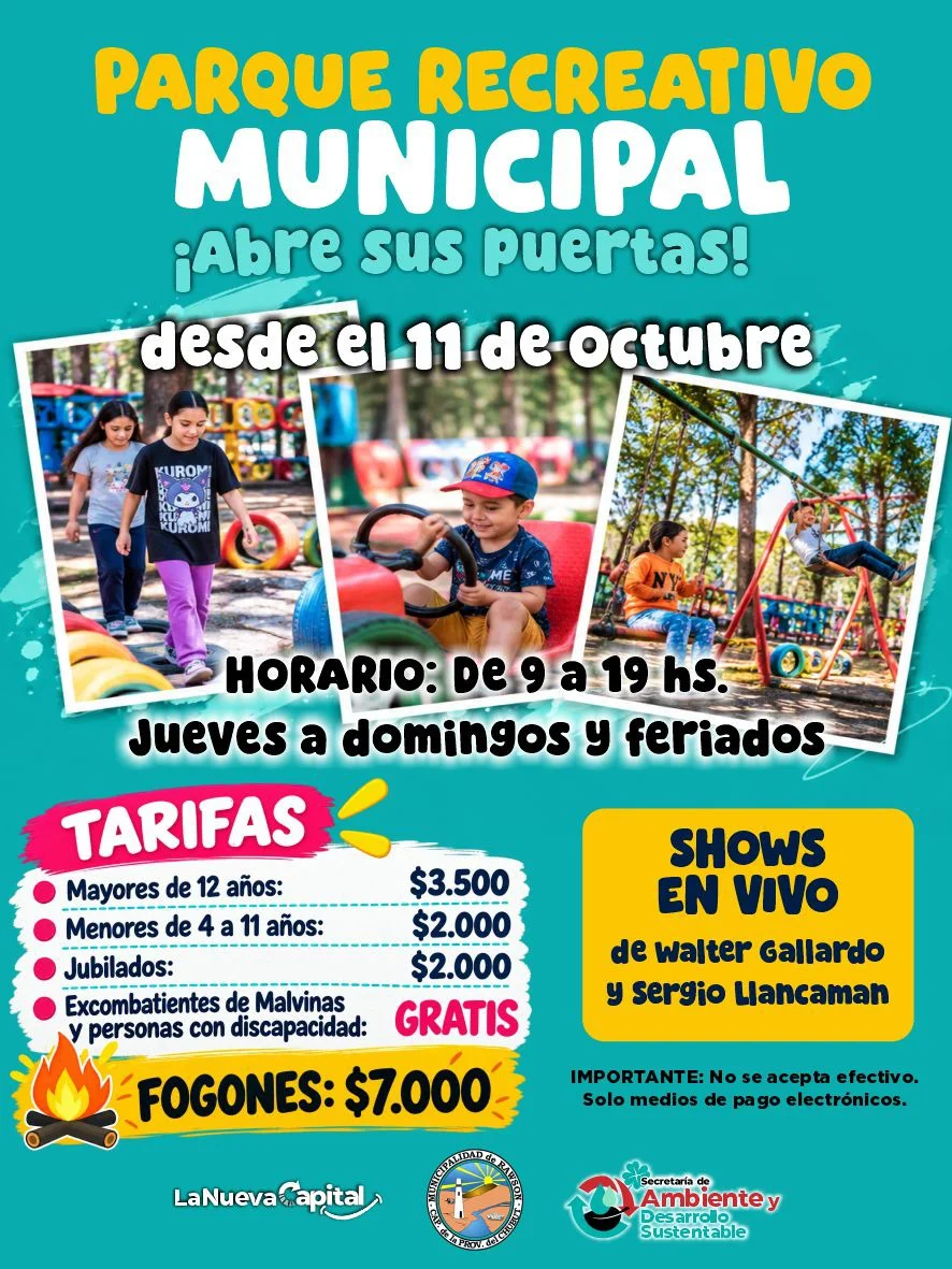 FLYER PARQUE RECREATIVO MUNICIPAL